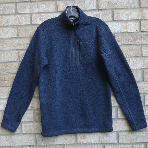SIZE S. Eddie Bauer Fleece Quarter Zip Pullover. - Picture 2 of 16